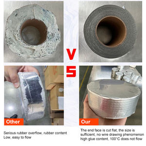 Cinta Selladora de Reparación de Goma de Butilo con Adhesivo Fuerte para Impermeabilización de Grietas en Techos y Paredes, Venta Directa de Fábrica - Product Image 3