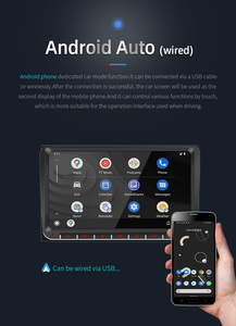 Bqcc 9 "IPS android13 không dây Carplay 1 + 32GB xe phương tiện truyền thông Máy nghe nhạc ASP GPS Wifi có máy ảnh cho VW/Passat/Polo/go - Product Image 3