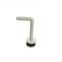 Support de main courante en verre de type L en acier inoxydable 316 de 38 mm de diamètre, usiné CNC, résistant à la rouille, pour balcon et escalier, à monter soi-même