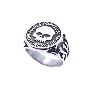 Anello da Uomo Trendy Stile Punk con Teschio, Design Personalizzato alla Moda - Product Image 4