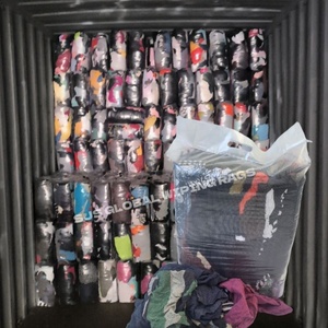 Dark Colored Tshirt Rags Wiper Mixed Cloth <b>Wiping</b> Rags 100% Cotton Bag of Rag 100% Cotton Mixed Rags - Product Image 1