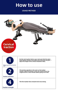 New Home sử dụng di động cột sống cổ tử cung kéo giường, thắt lưng kéo thiết bị cho đau lưng cứu trợ - Product Image 4