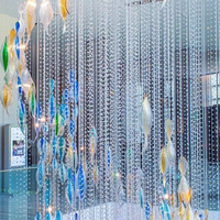 Lustre LED personnalisé de grande taille pour l'intérieur, mosaïque islamique, pour mosquée, restaurant, hall d'entrée, salle de prière
