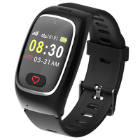 Reloj Inteligente Médico 4G con Llamadas SOS, Detección de Caídas, Rastreo en Tiempo Real, IP67, Llamadas Bidireccionales, Alarma Personal, Tarjeta SIM, Orientado para Personas Mayores