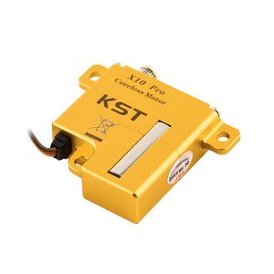 เซอร์โวมอเตอร์ Hot KST X10 Pro-A แรงบิด 11.5 กก.ซม. ความเร็ว 0.10 วินาที แบบดิจิตอล เกียร์โลหะ มอเตอร์ไร้แกน DC4.8V-8.4V -10C +65C สำหรับเครื่องร่อนแข่งขัน F5J - Product Image 4