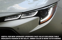 Faros Delanteros LED Toyota Levin Ralfe 2019-2023, Doble Lente, DRL, 12V, Versión Deportiva, Plug and Play, Actualización de Lámparas Delanteras