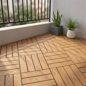 Custom OEM ODM WPC Composite <b>Deck</b> Tiles 300x300mm High Strength Commercial Outdoor Flooring Factory - Product Image 2