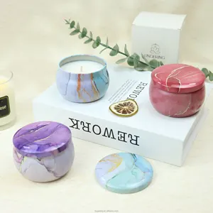 Hot sale in bulk beeswax coconut wax lighting Gift set scented candle Scented candle with lid can be customized candles