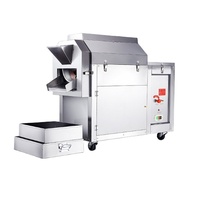 Commerciële Grote Capaciteit Rolmoer Braadmachine/Notenbrander/Graanbrander Voor Pinda-Sojabonenpitten Gerst