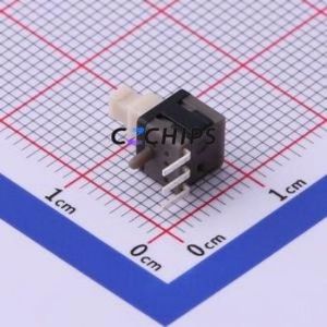 K8-5854D-L1 Push Button Switch Through hole Component (THT) Switch Self-Locking Rectangle Plunger Through Hole 100mA - Product Image 2