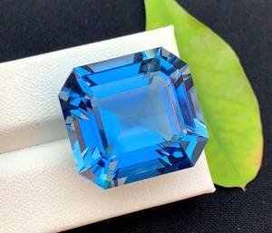 Piedras Preciosas de Aguamarina Natural de Color Azul Marino Intenso, Corte Cojín, Calidad Premium para Exportación, Piedras Sueltas para Joyería - Product Image 1