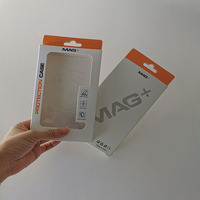 Boîtes en papier personnalisées avec fenêtre, câble de données USB, câble de charge, boîte en carton, boîte en carton blanc avec cintre