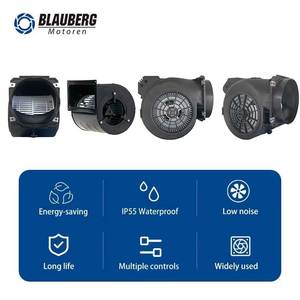 Blauberg 120mm Single Inlet Centrifugal Fan External Rotor Motor 0-10v Low Noise Centrifugal <strong>Blower</strong> Cfm Industrial <strong>Blower</strong> - Product Image 2