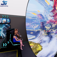 Nouveau Cinéma Volant à Écran Dôme 360 2026 °   Simulateur de vol immersif 5D 7D 9D VR pour parc d'attractions