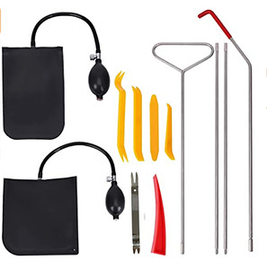 Kit d'outils de réparation automobile Installation de porte et de fenêtre de voiture Positionnement Crochet d'airbag Kit d'ouverture facile de porte de voiture - Product Image 3