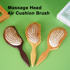 Private Label Air Cushion Hair <b>Brush</b> with <b>Rounded</b> Massage Pins for Scalp Care Salon Hair Styling - Product Image 4