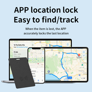 Balise intelligente ultra-fine anti-perte pour <span class=keywords><strong>iPhone</strong></span>, <span class=keywords><strong>GPS</strong></span> pour appareil, recharge sans fil, suivi de localisation, carte de portefeuille compatible, étanche - Product Image 2