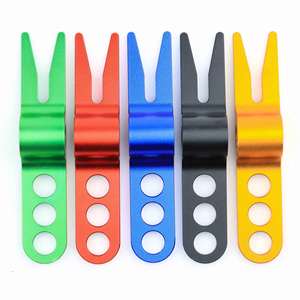 Tenedor de pelota de Golf, cabeza puntiaguda, antideformada, aleación de Golf, marcador de Divot de Golf, golfista, herramienta de tenedor de aluminio, accesorio de paso - Product Image 1