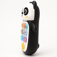 Jouet de téléphone portable pour bébé Jouets d'apprentissage sensoriel avec 12 fonctions Effets sonores multiples avec jouets de dentition légers pour bébés nourrissons