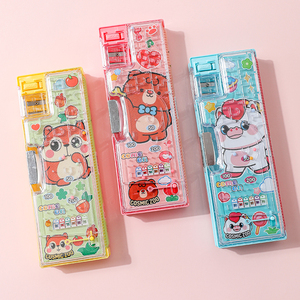 <span class=keywords><strong>Astuccio</strong></span> per Matite KM <span class=keywords><strong>Personalizzabile</strong></span> Creativo a Cartoni Animati Grande Capacità Magnetico Impermeabile Carino in Plastica e Metallo per Studenti - Product Image 1