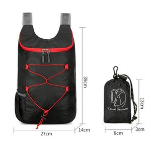 Mochila Plegable Ligera al por Mayor OEM, Mochila Casual Impermeable de Nailon Plegable para Senderismo, Viajes y Deportes - Product Image 2