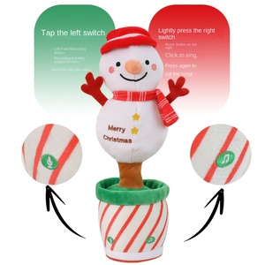 Nouvel arbre <span class=keywords><strong>de</strong></span> Noël, poupée Père Noël, jouets en peluche électriques qui chantent et enseignent les mots parlés, cadeaux <span class=keywords><strong>de</strong></span> Noël pour l'apprentissage - Product Image 3