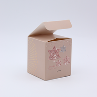 Boîtes en papier recyclables de luxe modernes avec logo personnalisé, gaufrage et pelliculage mat pour emballages cosmétiques professionnels (crème, crème pour les yeux)