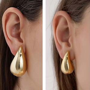 Wholesale 316L Stainless Steel 14k 18k Pvd Gold Plated Luxury High Quality Jewelry Fashion <b>Stud</b> <b>Small</b> Drop Earrings for Women - Product Image 5