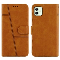 Étui portefeuille en cuir ligne rétro pour IPhone 17 Air 16 15 14 13 Mini 12 Pro Max 8 7 X XR 6 Plus Vintage Strap Phone Stand Cover