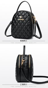 Sac à main pour femme en cuir PU de haute qualité, design luxueux, sac messager tendance - Product Image 4