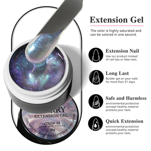 Vendeeni 12 colores Aurora gel de extensión de <span class=keywords><strong>uñas</strong></span> set <span class=keywords><strong>coral</strong></span> Pink Poly gel para <span class=keywords><strong>uñas</strong></span> 30g en tarro constructor de gel no tóxico para <span class=keywords><strong>uñas</strong></span> - Product Image 2