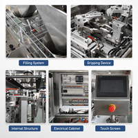 Machine de pesage, de remplissage et d'emballage automatique de granulés, solution d'emballage en usine pour les matériaux à petites particules