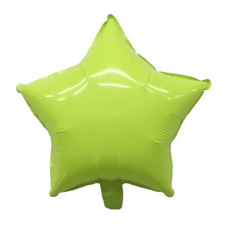 18 pouces ballon de forme d'étoile Macarons couleur ballons en aluminium pour les décorations de fête vente chaude 2020