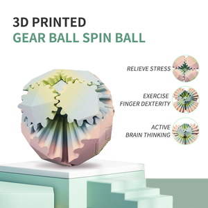 Bola Antiestrés Impresa en 3D de PLA, Esfera Giratoria de Colores Personalizados para Niños y Adultos, Juguete Giratorio de Prototipado Rápido - Product Image 6