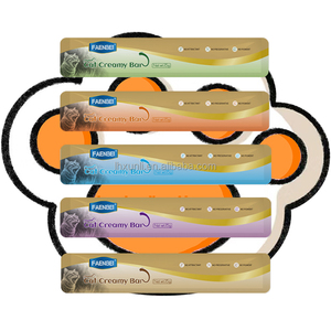 Cat Snack Liquid Großhandel Verschiedene Geschmacks richtungen Cat Wet <span class=keywords><strong>Food</strong></span> 75g(15g * 5) Strip High Protein Cat Creamy Treats - Product Image 2