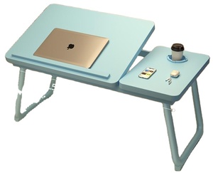 Meja Laptop dapat dilipat portabel, Modern dapat diatur dengan fungsi miring & nampan sarapan meja komputer - Product Image 5