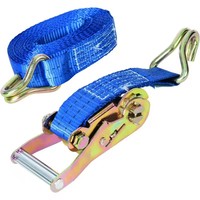 Sangle d'arrimage à cliquet de 2 tonnes de 1.5 pouces 35mm 6M de long Ceinture d'arrimage de cargaison