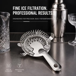 Colador de Acero Inoxidable para Bartender, Colador de Cócteles, Herramientas de Bar, Vaso Mezclador, Filtro de Hielo, Colador Julep - Product Image 2