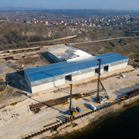 Kit de Construcción de Almacenes Prefabricados de Estructura de Acero Moderna, Taller Metálico de Bricolaje, Nave Industrial de Acero para Escuelas y Centros Comerciales