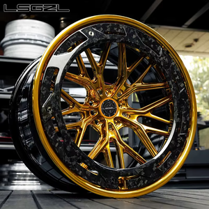 LSGZL Jantes en fibre de carbone personnalisées de 18, 20, 22, 24, 26, 19 pouces 5x114.3 5X120 6X139.7 pour Mercedes Corvette Land Rover Rolls-Royce - Product Image 2