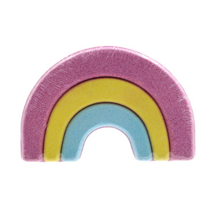 Bombas de Baño Efervescentes Coloridas con Forma Creativa de Arcoíris, Sales de Baño Naturales Puras Hechas a Mano de Marca Privada, Gran Venta - Product Image 3