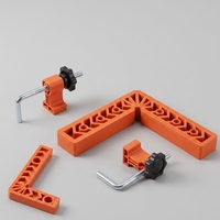 DIY Pince de fixation à angle droit 3/4/6/8 pouces, outil de positionnement auxiliaire en L à 90 degrés pour panneaux, outil de serrage pour le travail du bois