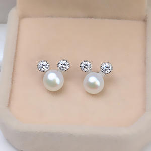 Boucles d'oreilles en argent S925, longues, à pampilles, motif étoile de mer, avec 5-6 perles, support d'accessoires DIY, produit semi-fini 885 pour les fêtes - Product Image 2