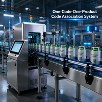 Système d'association de codes et de produits entièrement automatisé |   Solution de traçabilité d'aggregation pour la lutte contre la contrefaçon