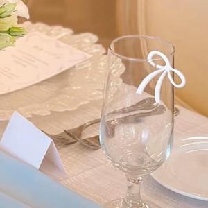 Marcadores <span class=keywords><strong>de</strong></span> Copas <span class=keywords><strong>de</strong></span> Vino con Forma <span class=keywords><strong>de</strong></span> Corbatín Personalizados para Bodas, Despedidas <span class=keywords><strong>de</strong></span> Soltera, Decoraciones <span class=keywords><strong>de</strong></span> Fiestas <span class=keywords><strong>de</strong></span> Cumpleaños, Marcadores <span class=keywords><strong>de</strong></span> Bebidas <span class=keywords><strong>de</strong></span> Acrílico con Lazo Personalizado - Product Image 2