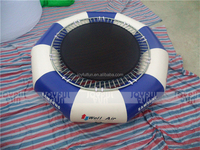Trampolín Inflable Rectangular Flotante para Parque Acuático, Divertido y Alegre, en Venta