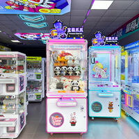 Machine à griffes commerciale en métal à monnayeur pour parc d'attractions, modèle NAUGHTY DOG, prise personnalisée, garantie 1 an, garantie à vie