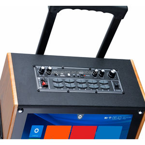 Sistema de altavoces portátil de 15 pulgadas, <span class=keywords><strong>YouTube</strong></span>, Android 13, PA, pantalla táctil inalámbrica, espejo móvil, máquina de Audio para Karaoke, WiFi - Product Image 3