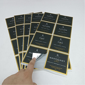 Biểu Tượng Tùy Chỉnh Sticker Không Thấm Nước Nến Tư Nhân Nhãn Matte Vàng Kim Loại Sáng Bóng Nhãn Dán Nhãn In Ấn Cho Nến Lọ - Product Image 2