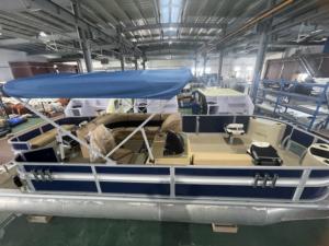 <span class=keywords><strong>Bateau</strong></span> à ponton <span class=keywords><strong>en</strong></span> aluminium <span class=keywords><strong>de</strong></span> 7 m (22 pieds) <span class=keywords><strong>de</strong></span> la série <span class=keywords><strong>de</strong></span> pêche 2025, <span class=keywords><strong>bateau</strong></span> <span class=keywords><strong>de</strong></span> plaisance familial pour le lac, yacht à vendre - Product Image 5